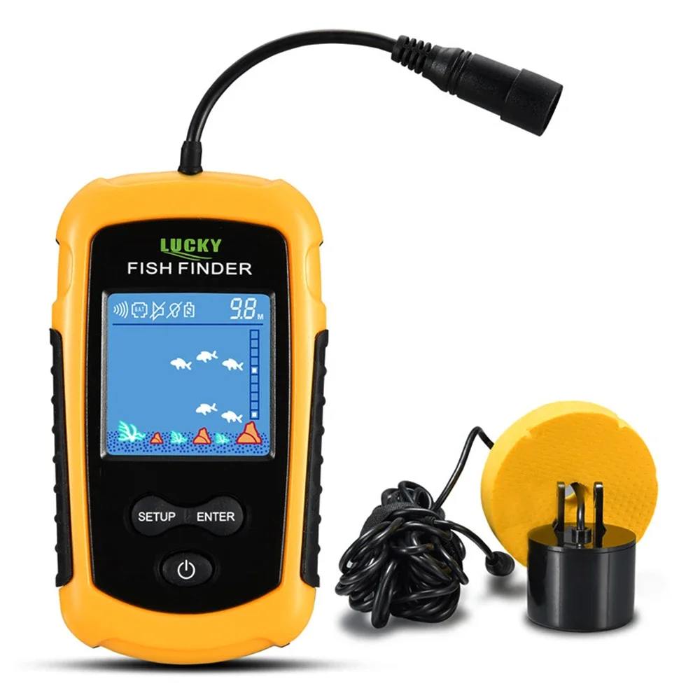 Fishing Depth Finder - Lucky ЖК-экран с цветным экраном, портативный