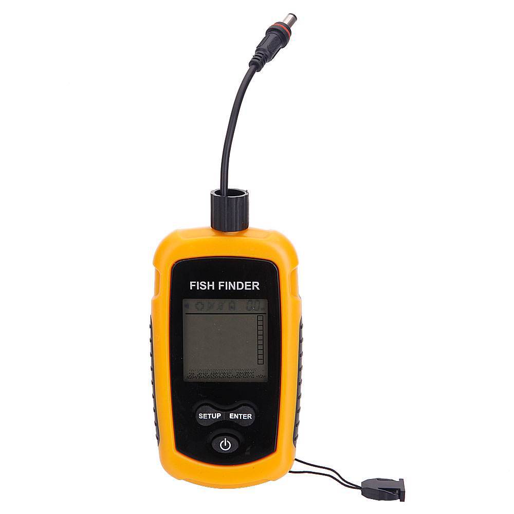 Fish Finder Portable - Портативный эхолот-глубиномер с сигнализацией 100 м,