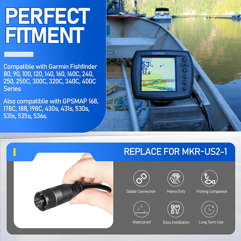 Универсальный кабель-адаптер M – обзор и цена Fish Finder Cable