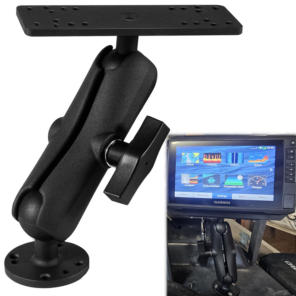 Алюминиевое крепление для эхол – обзор и цена Fish Finder Mount