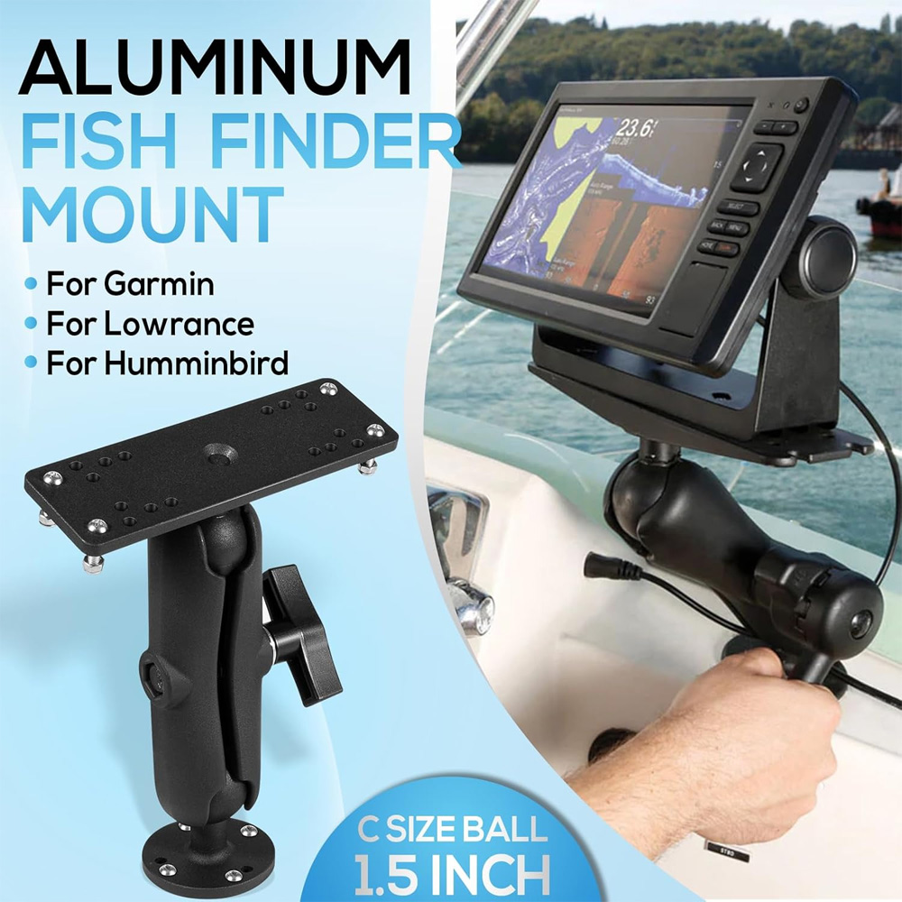 Алюминиевое крепление для эхол – обзор и цена Fish Finder Mount