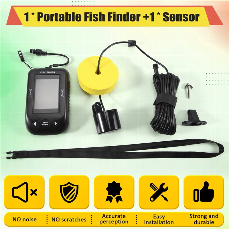 Портативный эхолот ABKV для по – обзор и цена Fish Finder Portable
