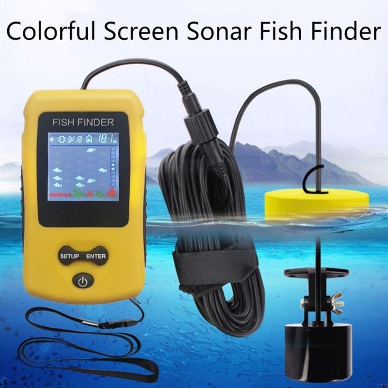 77HC Портативные сонарские рыб – обзор и цена Fishing Depth Finder