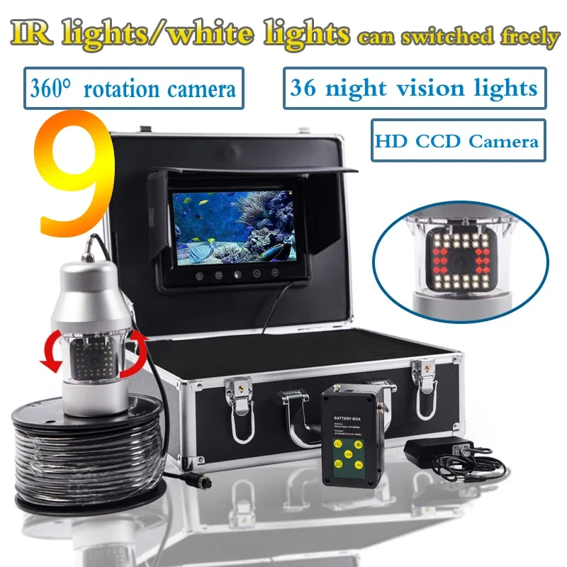 Эхолот F08A 9-дюймовая камера  – обзор и цена Fishing Camera